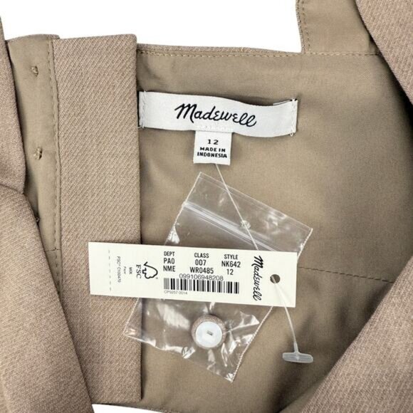 Madewell Taupe Bralette Top Women's Size 12 Taupe - Picture 3 of 5